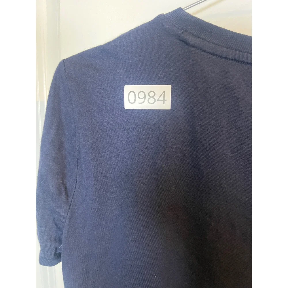 J.Crew Womens T-Shirt‎ Sequin Embellished Navy Blue XS